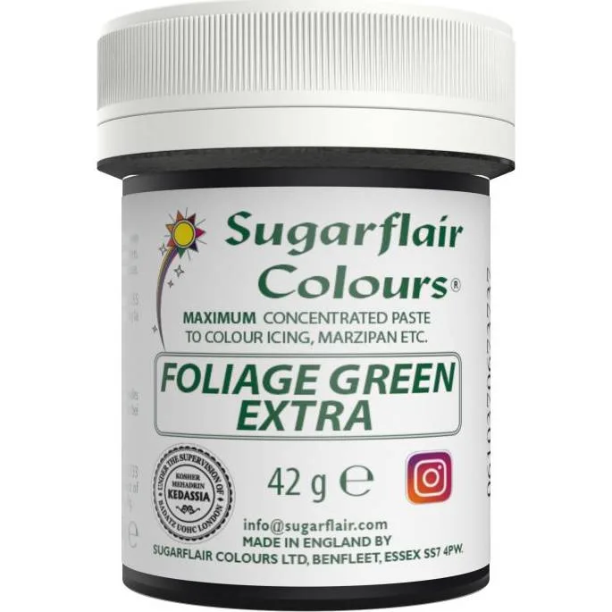 Gelová barva extra green 42g – Sugarflair