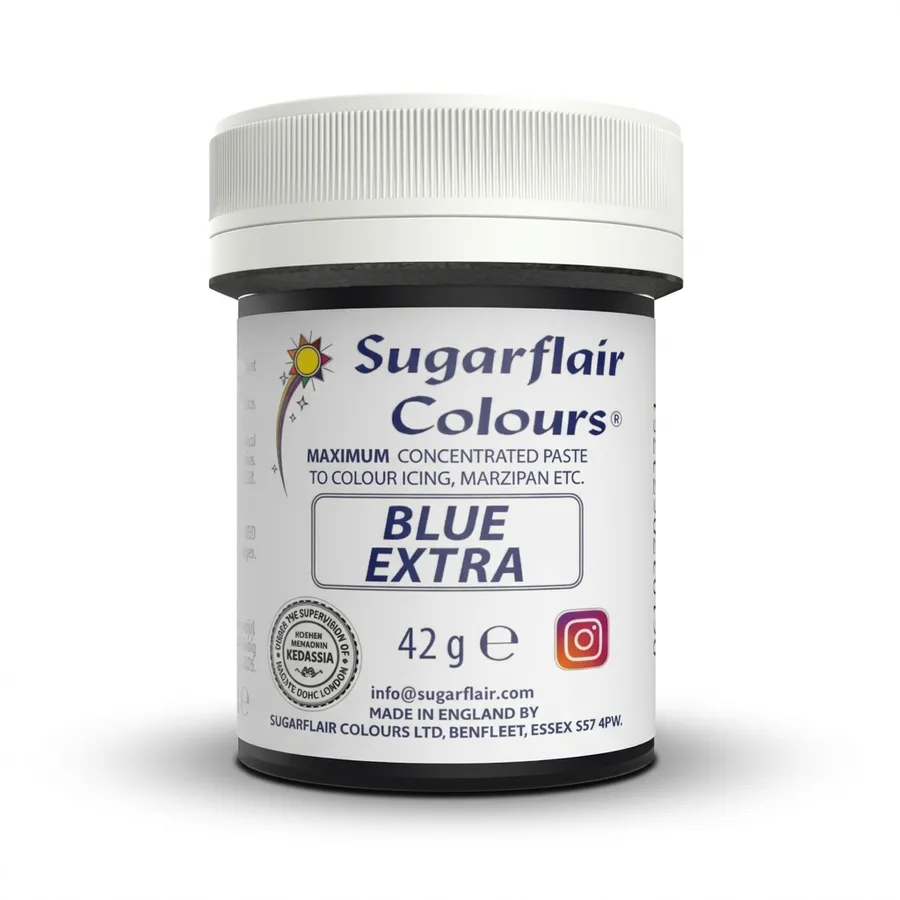 Gelová barva Extra Blue sytě modrá 42 g – Sugarflair
