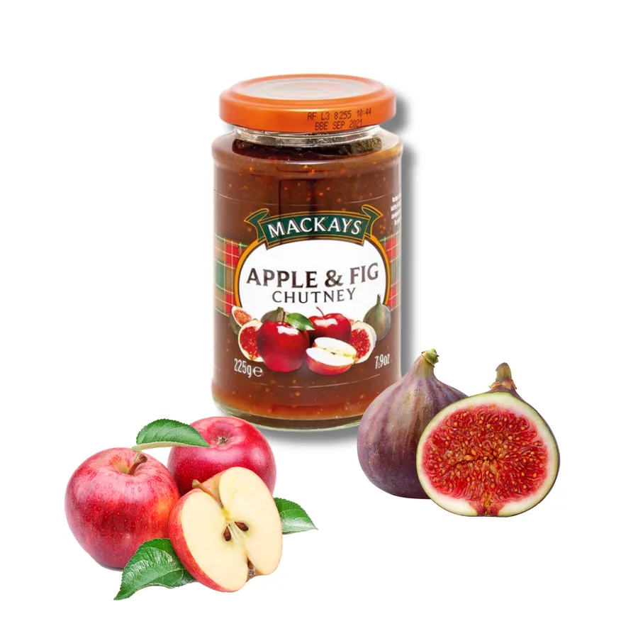 Chutney jablko a fík 225 g – Mackays