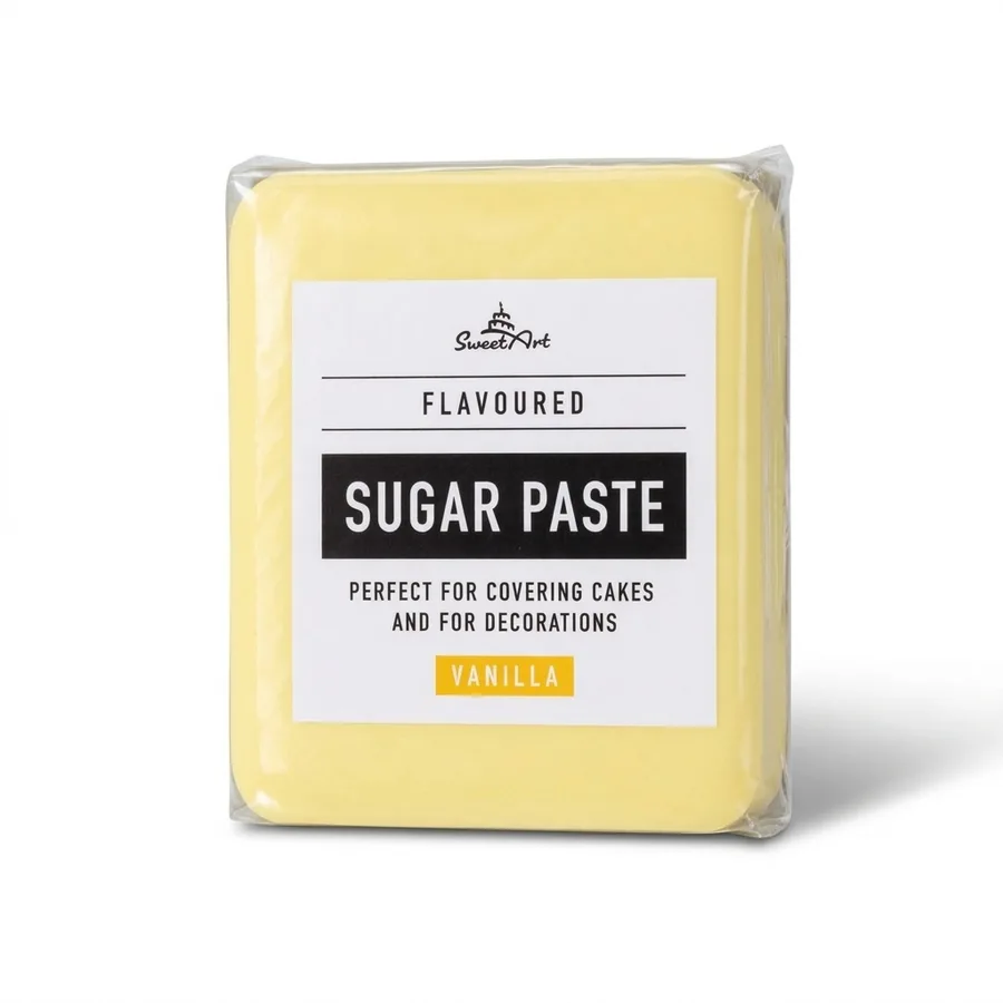 Potahovací a modelovací hmota pastelová žlutá 250 g – SweetArt