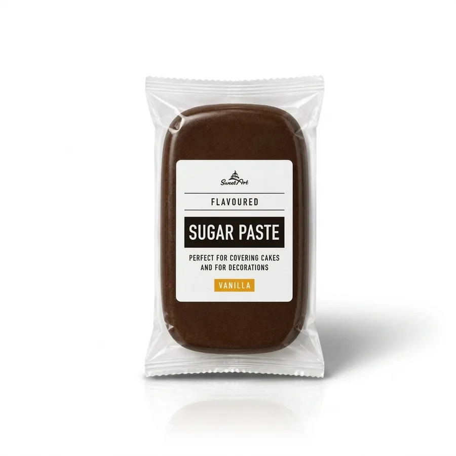 Fondán na dort hnědý vanilkový 250 g – SweetArt