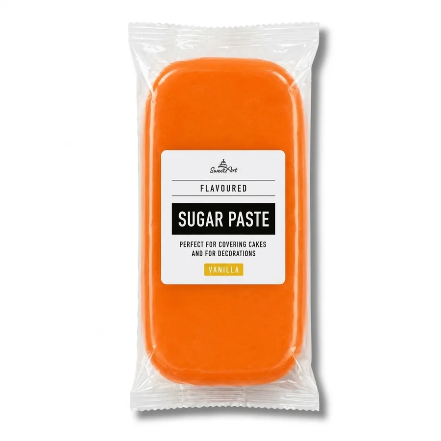 Oranžový potahovací fondán s vanilkovým aroma 1 kg – SweetArt