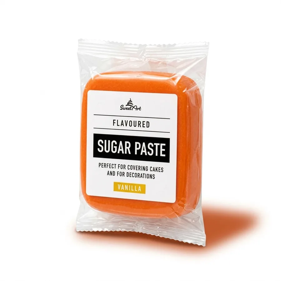 Oranžová potahovací a modelovací hmota Vanilka 250 g – SweetArt