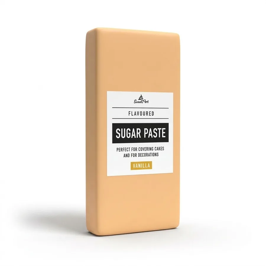 Broskvový potahovací fondán s vanilkovou příchutí 1 kg – SweetArt
