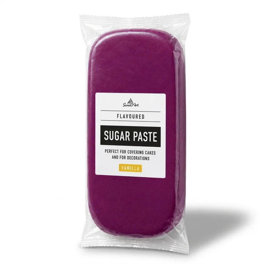 Potahovací fondán na dort fialový vanilkový 1 kg – SweetArt