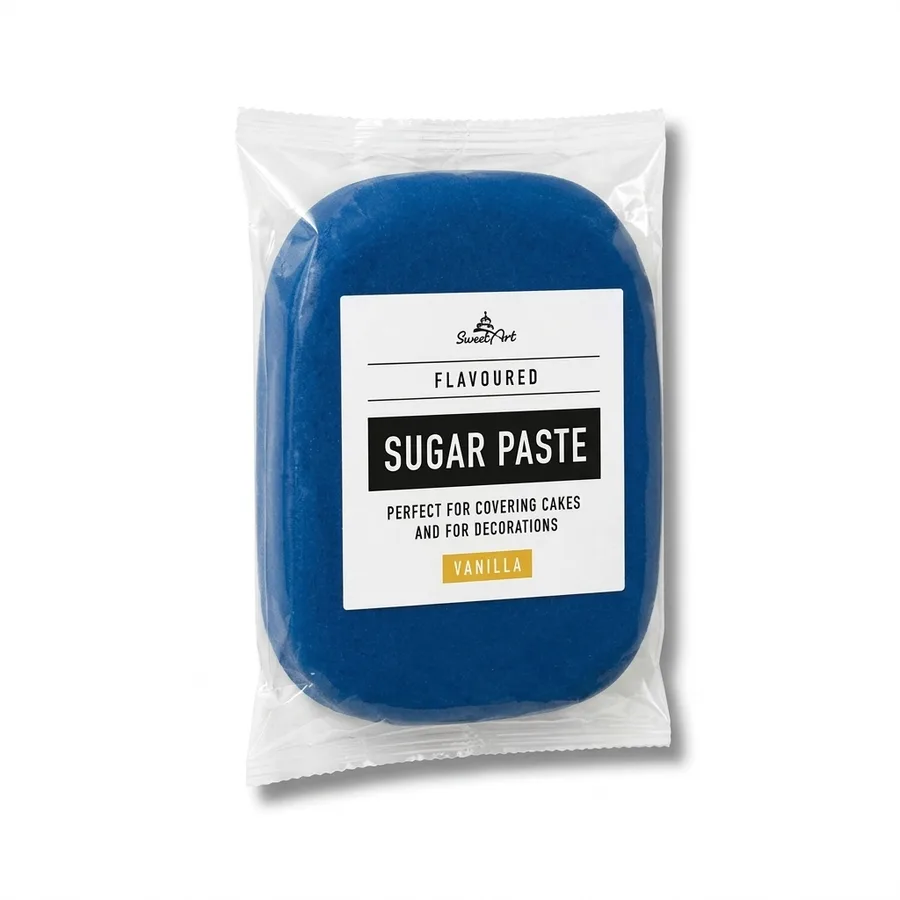 Fondán na dort modrý vanilkový 250 g – SweetArt