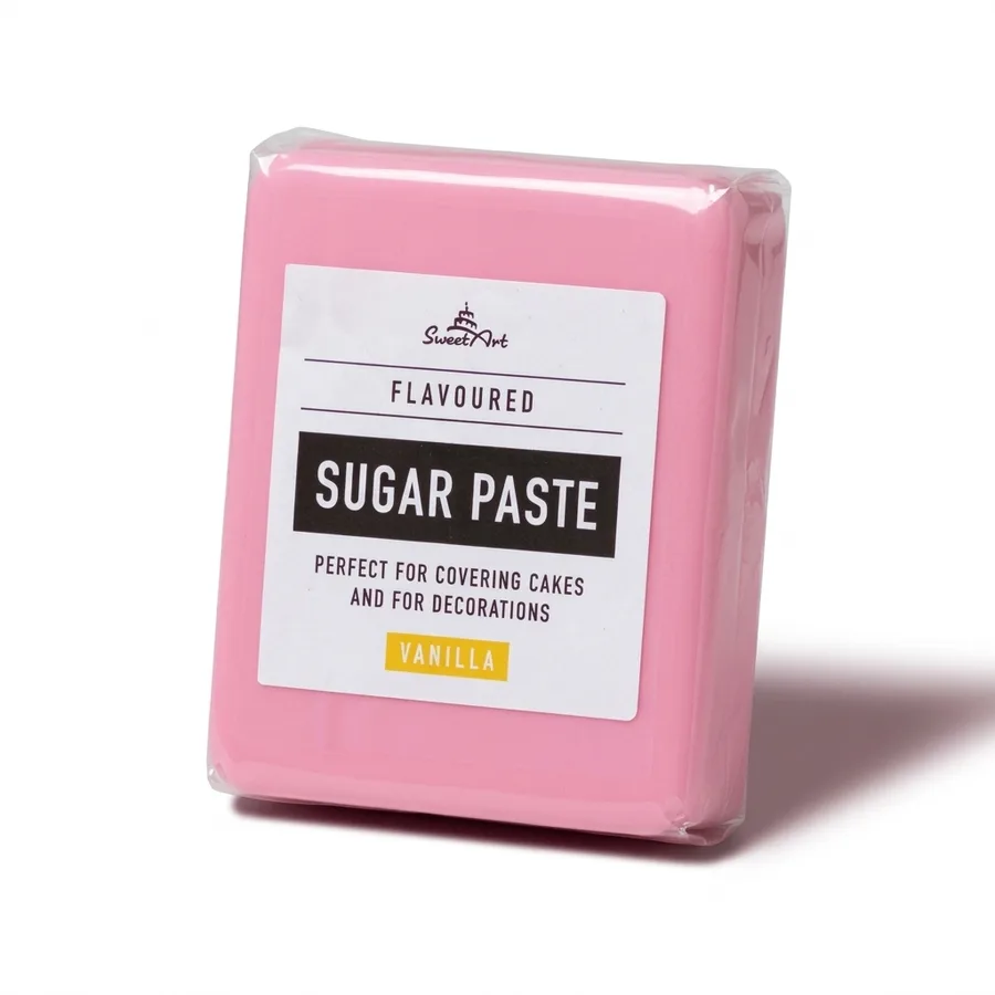 Fondán na dort růžový vanilkový 250 g – SweetArt