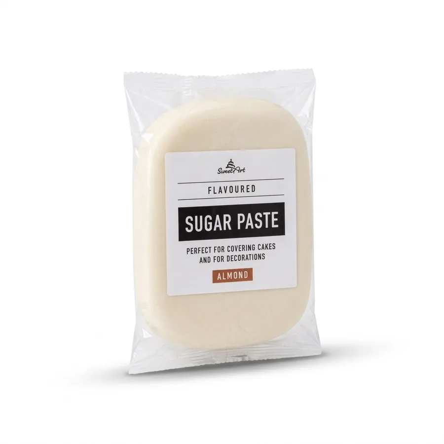 Bílý fondán na dort s marcipánovou příchutí 250 g – SweetArt