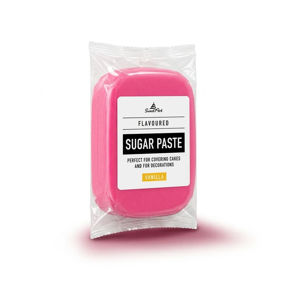 Potahovací a modelovací hmota neonově růžová vanilka 250 g – SweetArt