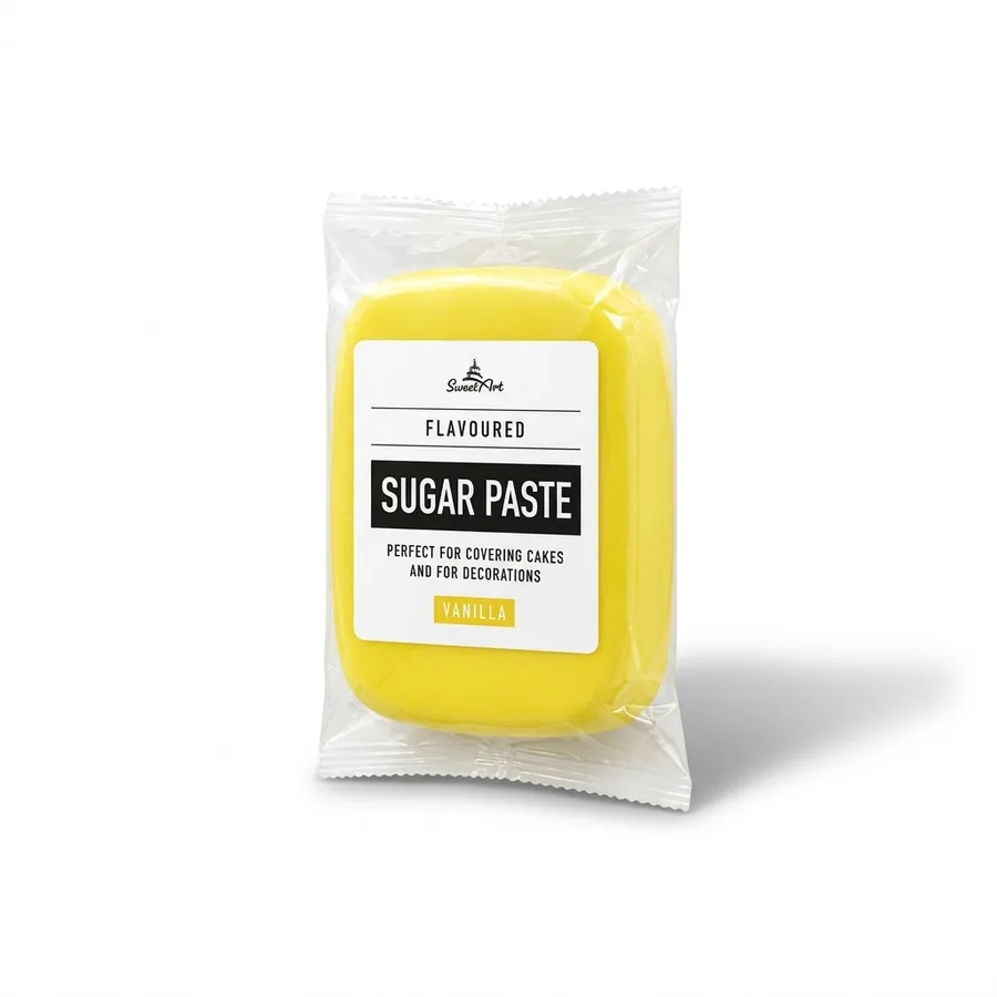 Neonově žlutý fondán s vanilkovou příchutí 250 g – SweetArt