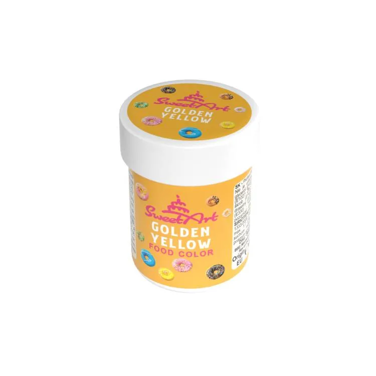 Gelová barva Golden Yellow 30 g – SweetArt
