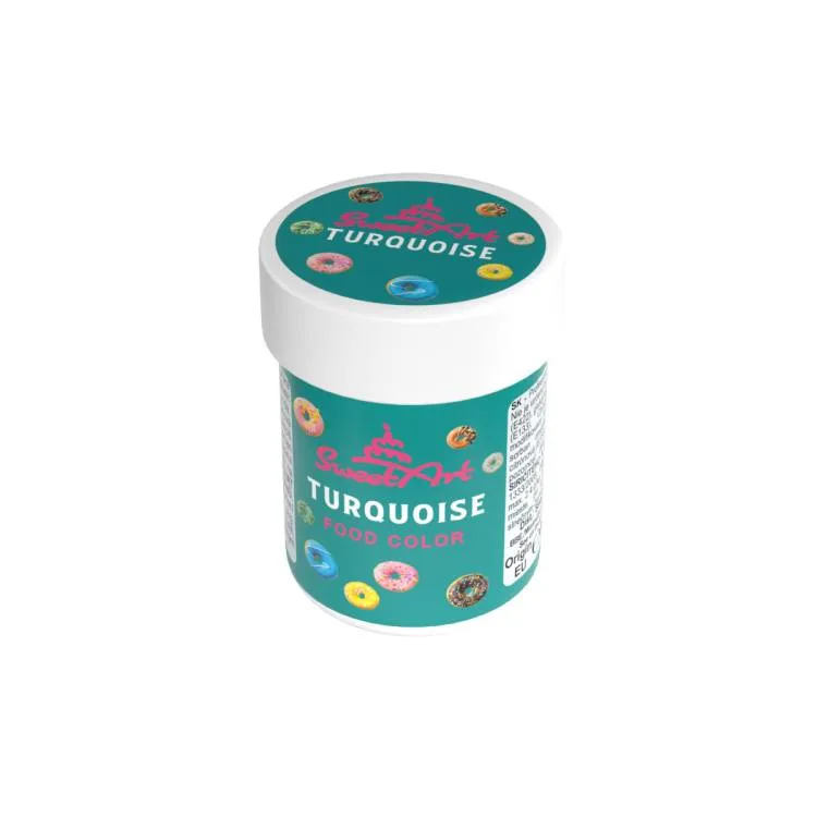 Gelová potravinářská barva Turquoise 30 g – SweetArt
