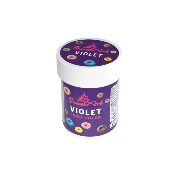 Gelová barva Violet 30 g – SweetArt