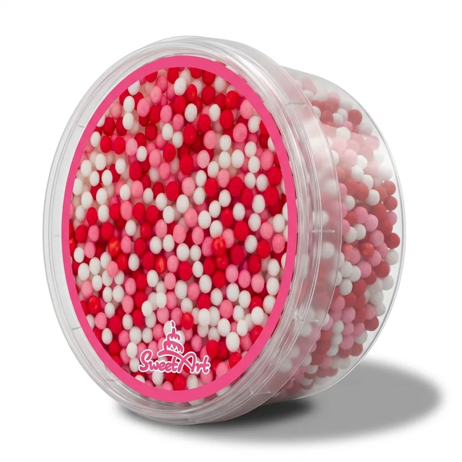 Cukrové perly Love mix 5 mm 80 g – SweetArt