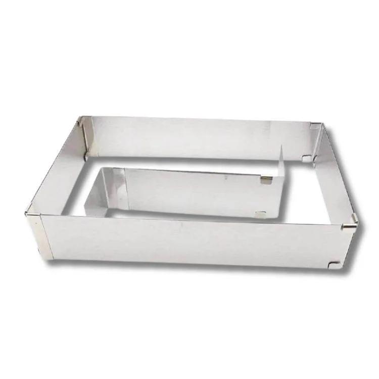 Nastavitelný ráfek čtverec a obdélník 18–34 x 28–54 cm (v. 8 cm)