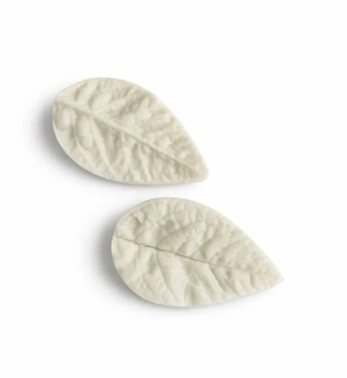 Silikonový žilkovač List růže 4 x 2,3 cm