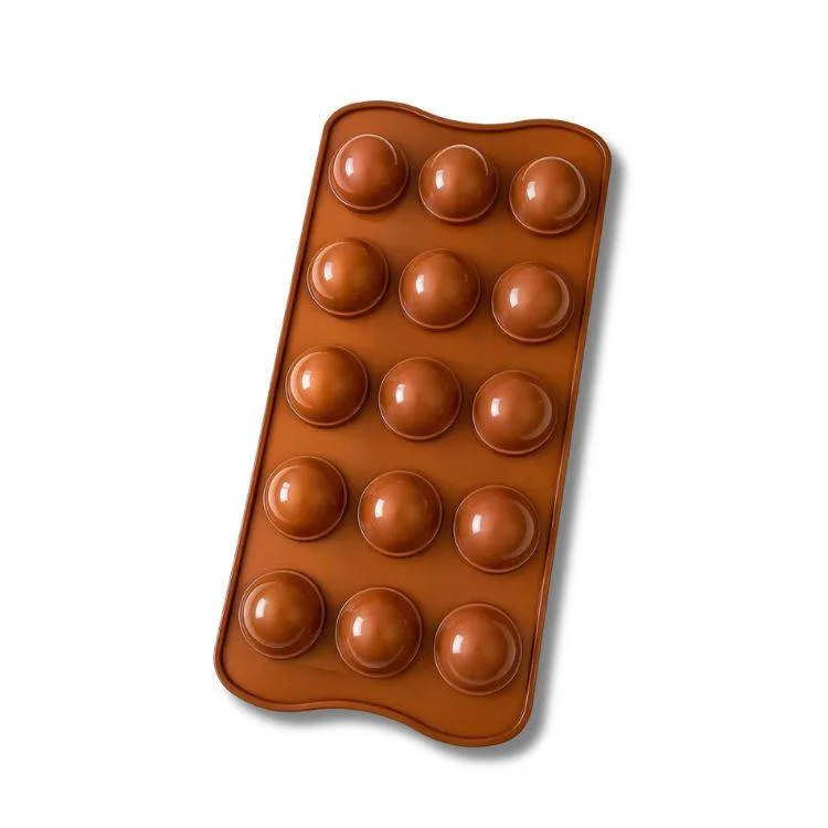 Silikonová forma na čokoládu Polokoule, průměr 2,5 cm