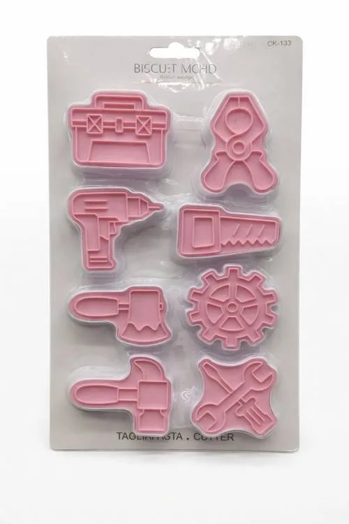 Plastové vypichovače Nářadí 4–6,3 cm, 8 ks