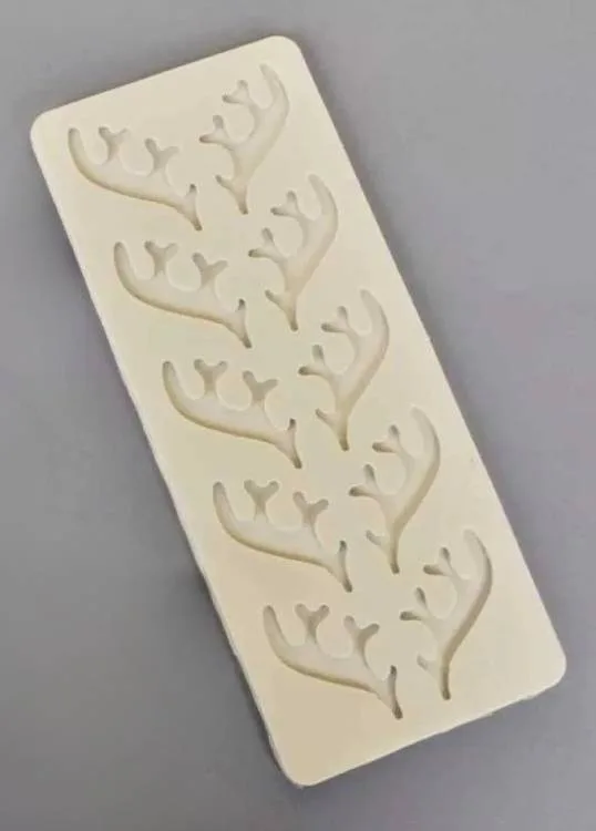 Silikonová forma Parohy 4,5 x 3,5 cm