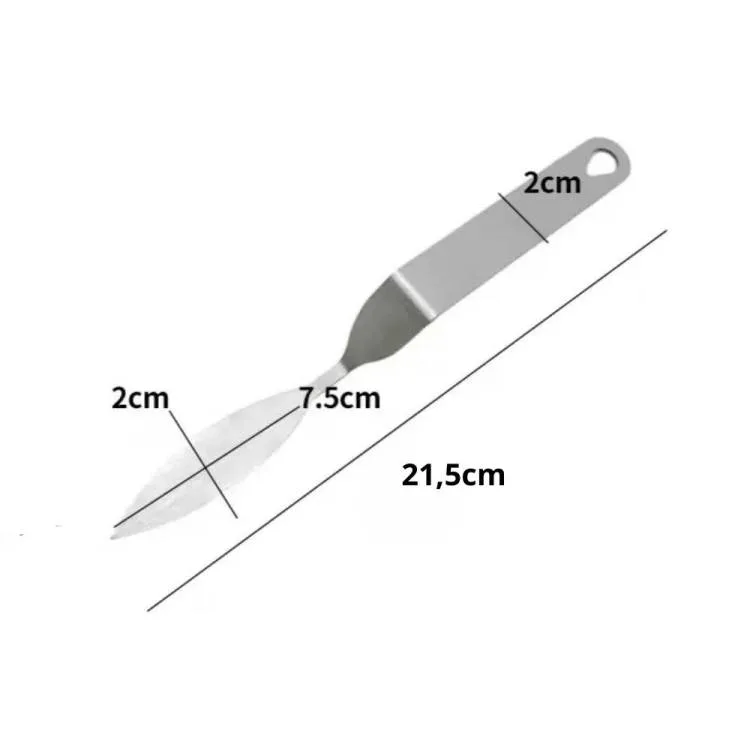 Cukrářská špachtle úzká 21,5 cm