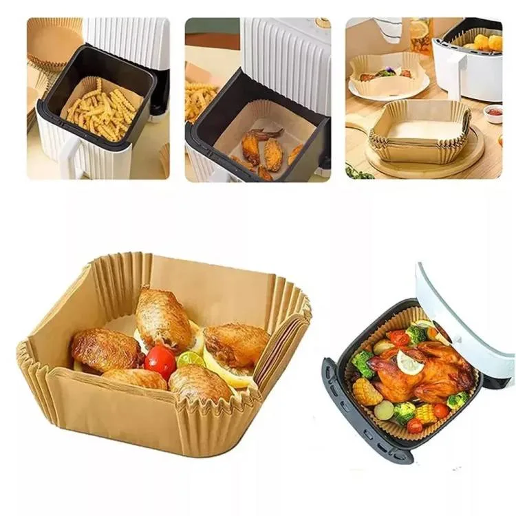 Pečicí papír do horkovzdušné fritézy čtvercový 16 cm (100 ks)