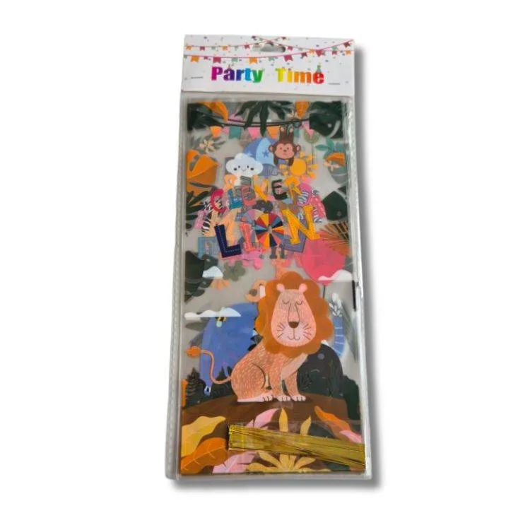 Celofánový sáček Safari 12,5 x 27 cm (12 ks)
