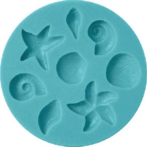 Silikonová formička mušle 1,5x2,5 cm – Cakesicq