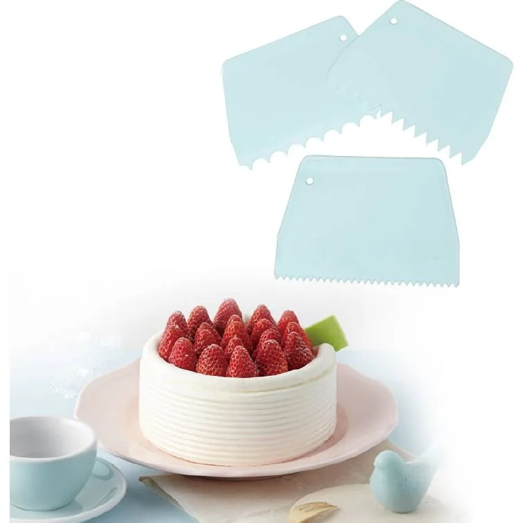 Cukrářské karty zubaté 13,5 x 10 cm, 3 ks – Cakesicq