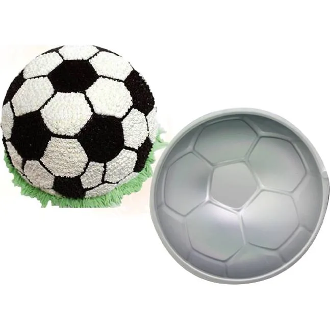 Kovová dortová forma fotbalový míč 21 cm – Cakesicq