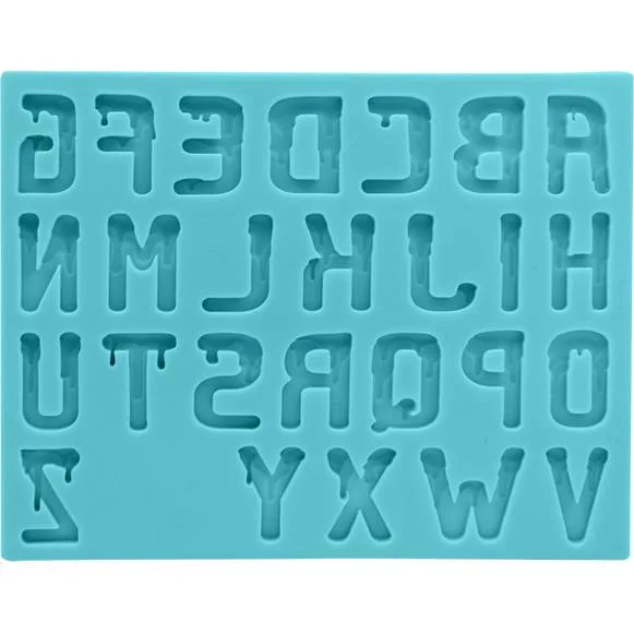 Silikonová formička abeceda horor 15x11,5 cm – Cakesicq