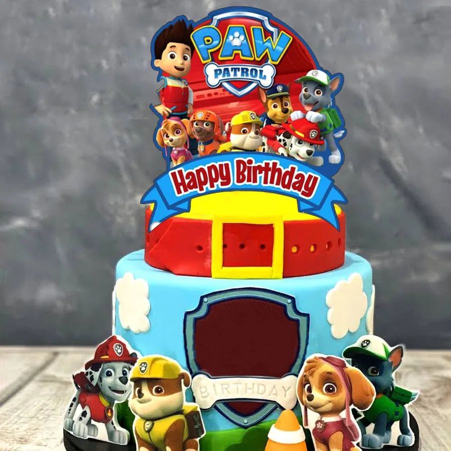 Zápich do dortu s motivem Paw Patrol – Cakesicq