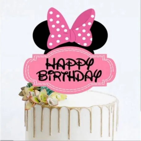 Zápich do dortu Minnie Happy Birthday – Cakesicq