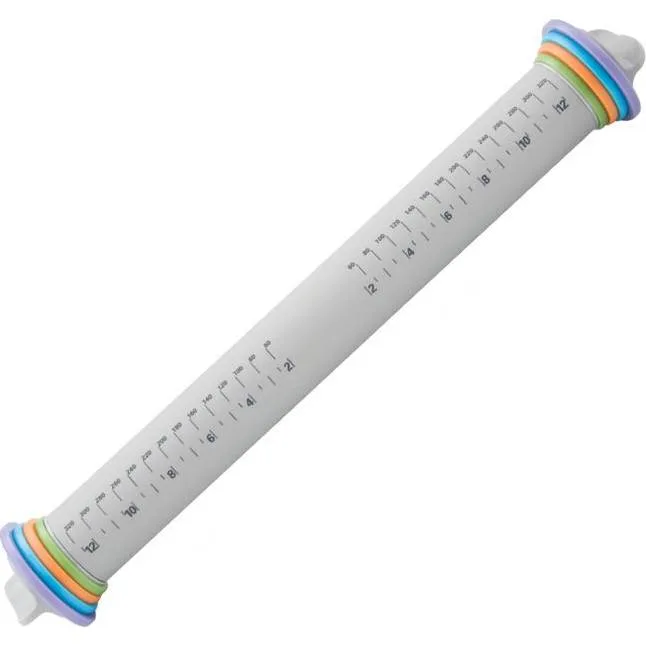 Váleček na těsto a potahovací hmotu 40cm s nástavci – Cakesicq