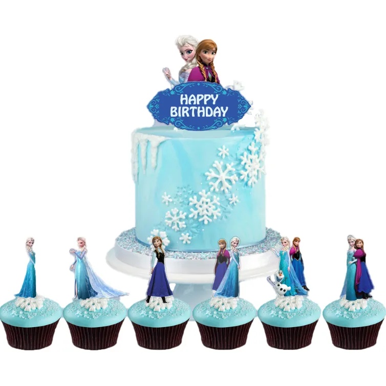 Zápich do dortu Frozen 7 ks – Cakesicq