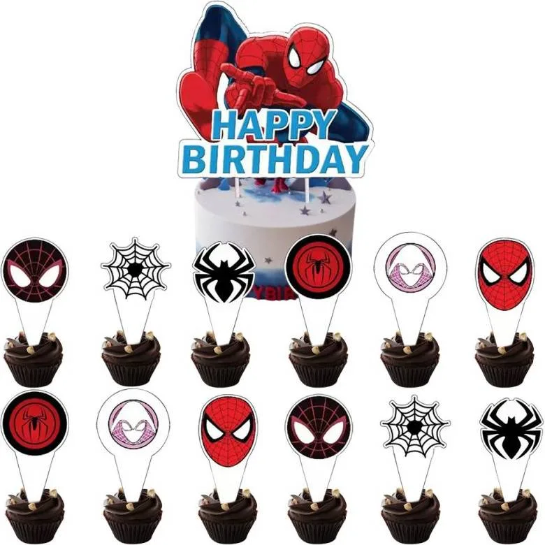 Zápich do dortu a muffinů Spiderman – Cakesicq