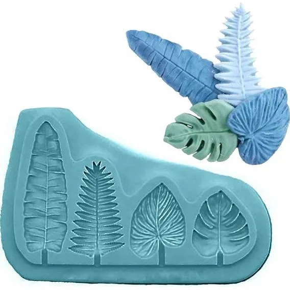 Silikonová formička na listy 9x5,5 cm – Cakesicq