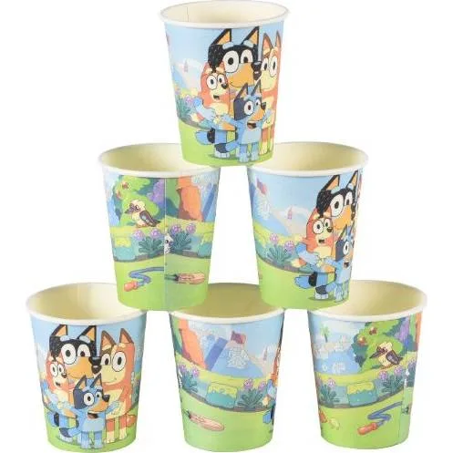 Papírové kelímky Bluey 10 ks – Cakesicq