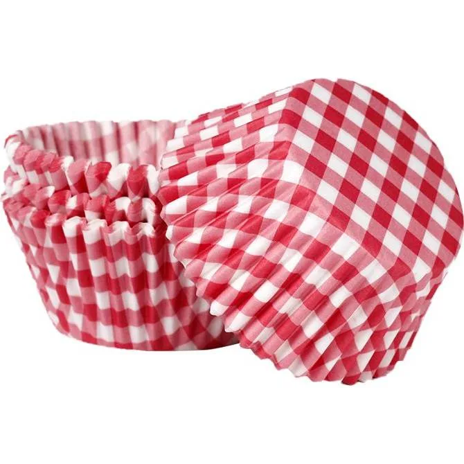 Košíčky na muffiny červeno-bílé 50 × 30 mm 50 ks – Cakesicq