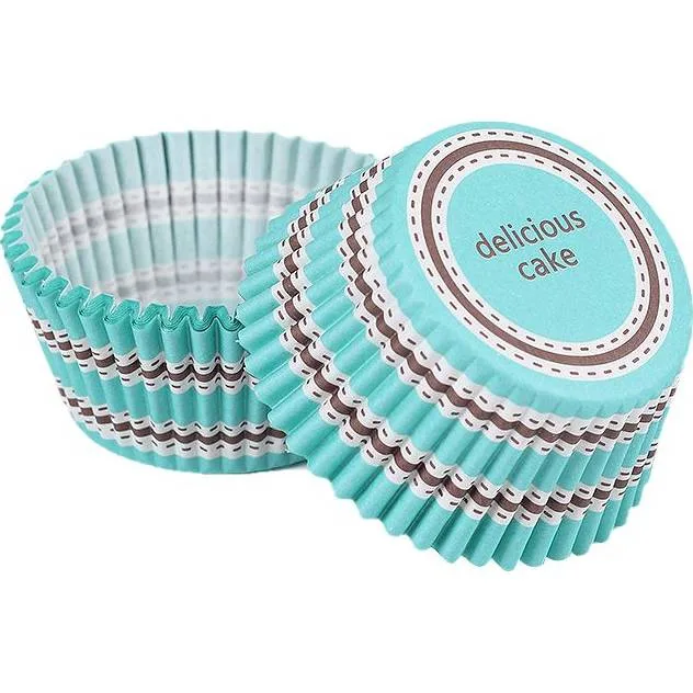 Košíčky na muffiny teal delicious 50 × 30 mm, 50 ks – Cakesicq