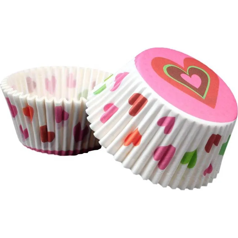 Cukrářské košíčky srdíčka 50x30 mm 1000 ks – Cakesicq
