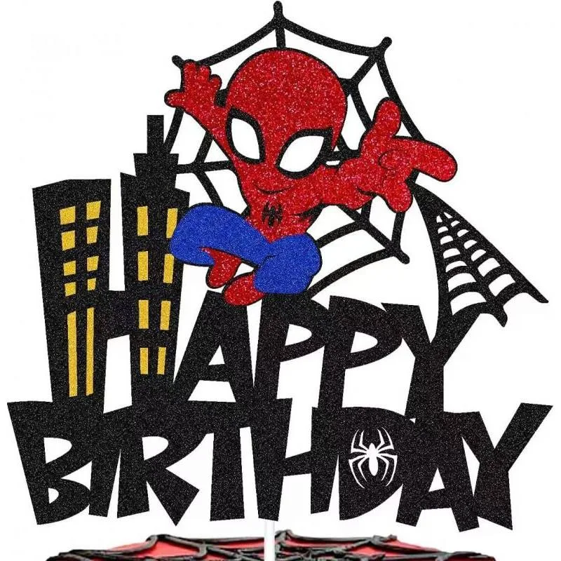 Zápich na dort Spiderman 5 ks – Cakesicq