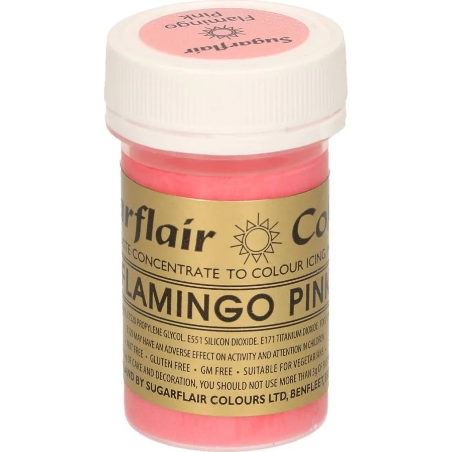 Gelová potravinářská barva Flamingo Pink 25 g – Sugarflair