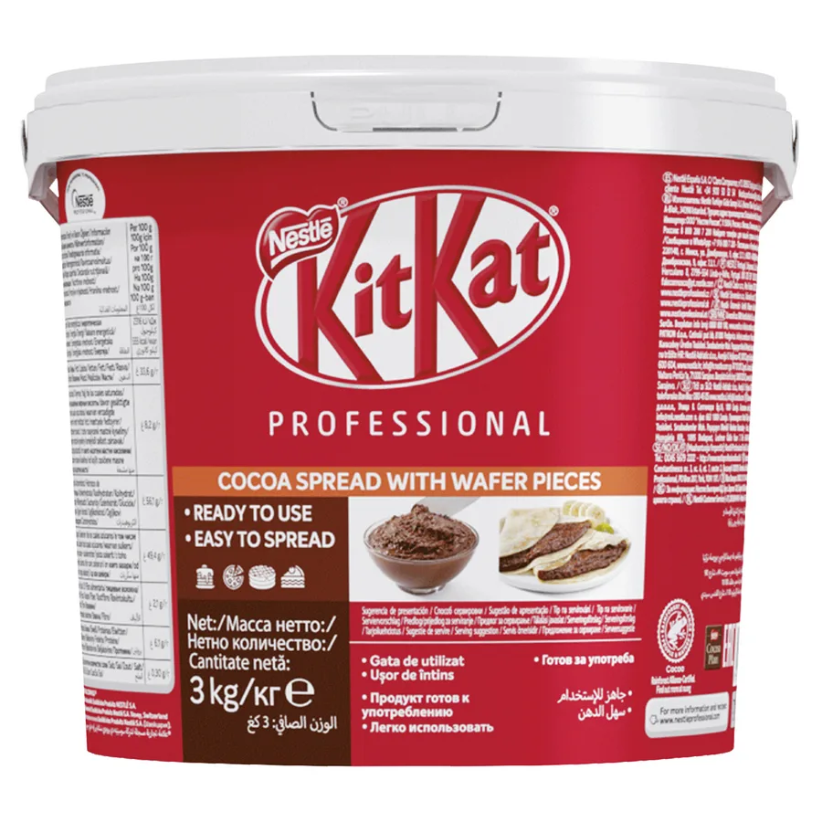 KitKat kakaová pomazánka s kousky oplatky 3 kg – Nestlé