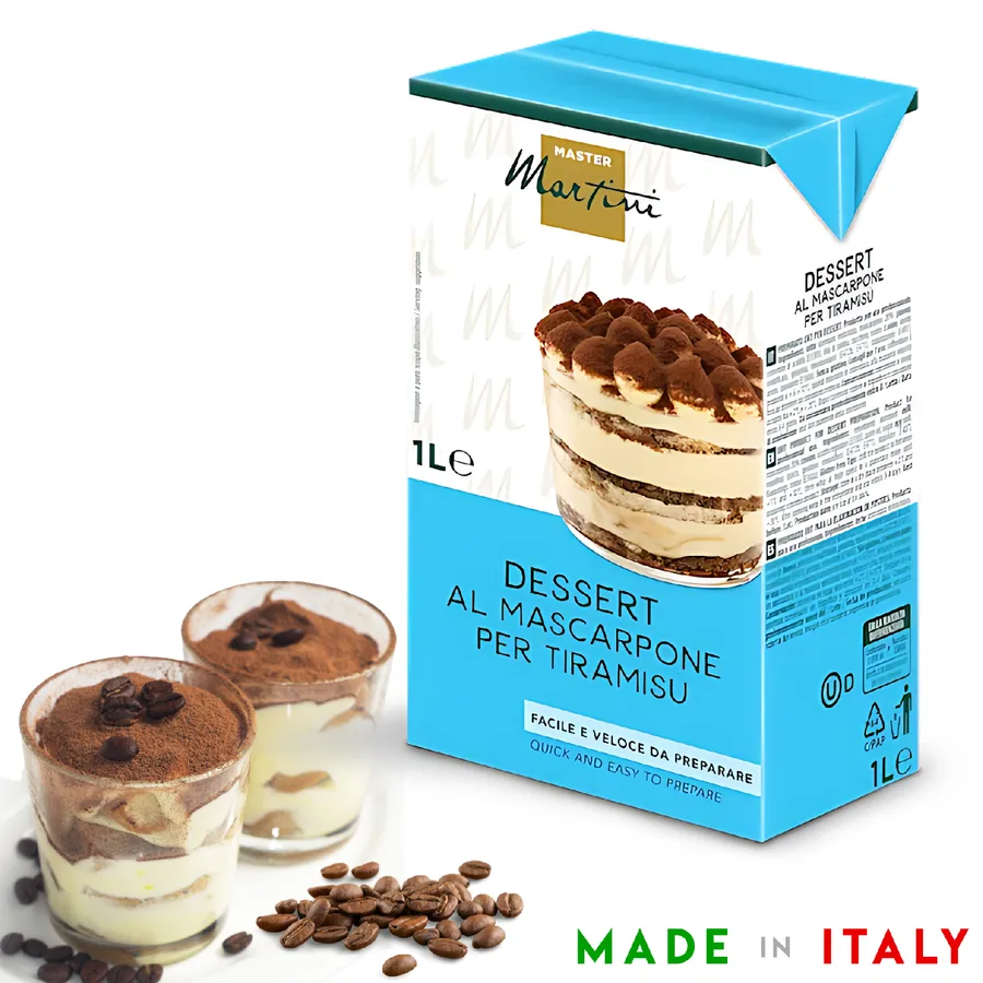 Hotový krém na Tiramisu mascarpone 1 l – Master Martini