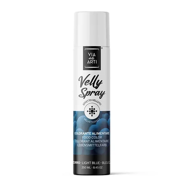Sprej se sametovým efektem 250 ml světle modrá – Solchim Food