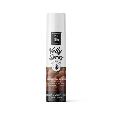 Sprej se sametovým efektem karamelový 250 ml – Solchim Food