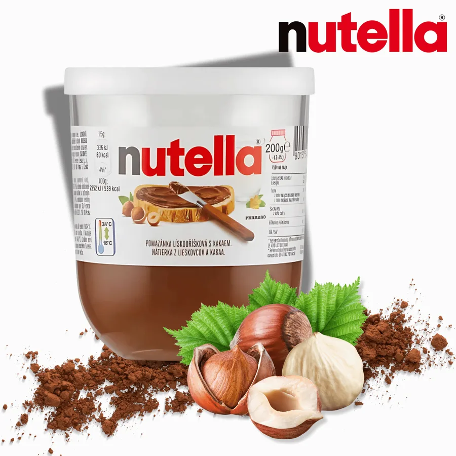 Lískooříšková pomazánka s kakaem Nutella 200 g – Ferrero