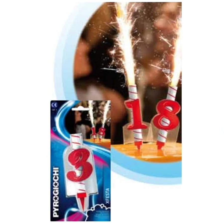 Dortová fontána číslo 3, výška 12 cm – Pyrogiochi