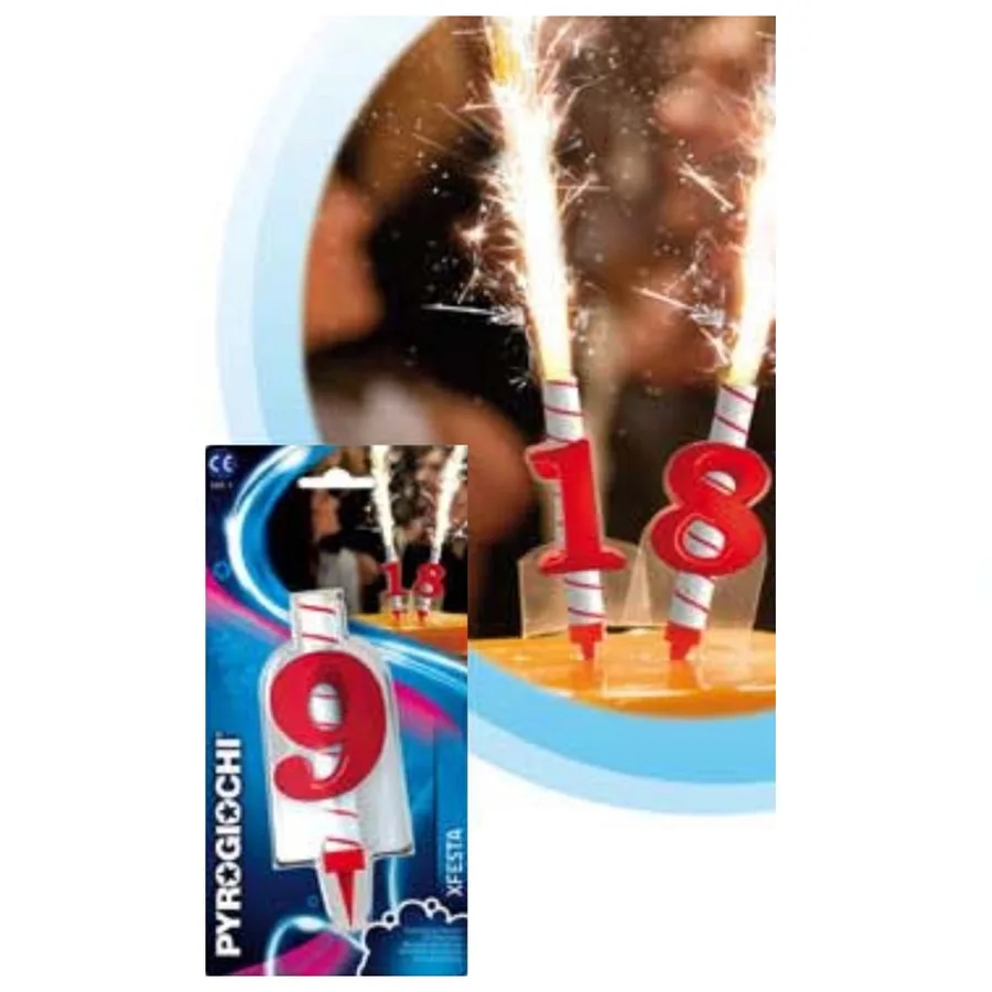 Dortová fontána číslo 9, 12 cm – Pyrogiochi