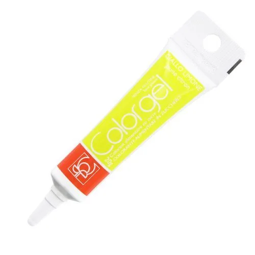 Gelová barva citrónově žlutá Giallo Limone – Modecor